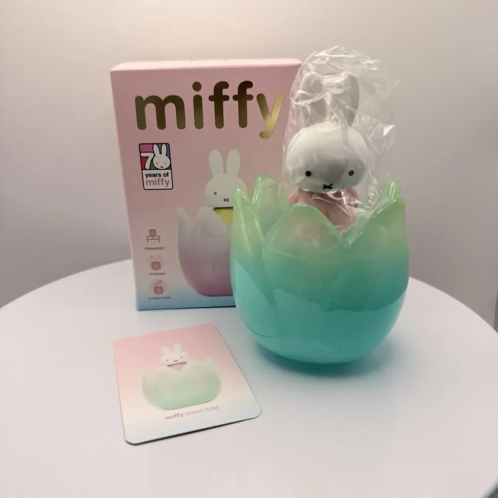 Miffy Tulip Series Plant Pot Blind Box Confirmed Green Collectible Decor Kawaii